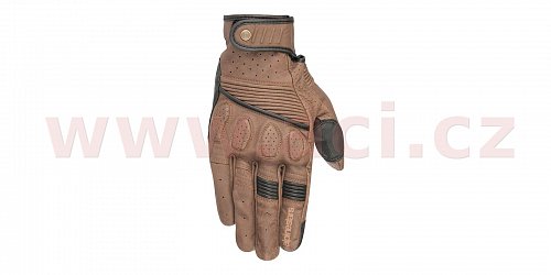 rukavice CRAZY EIGHT - ALPINESTARS (černé/hnědé)